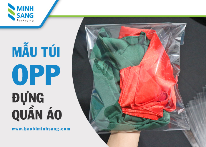 Mẫu túi OPP đựng quần áo