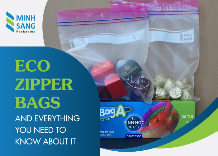 Eco discount zipper bags