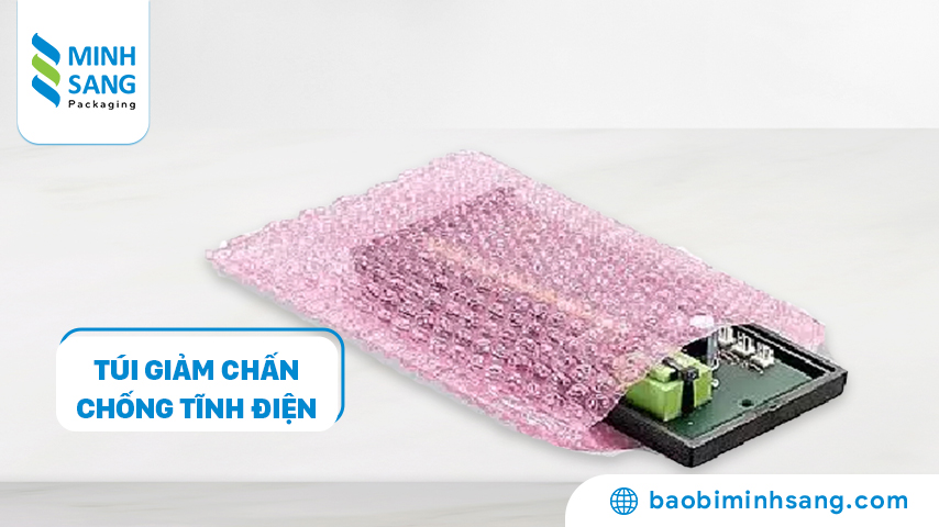 tui-dung-linh-kien-dien-tu-4 Túi giảm chấn chống tĩnh điện hay còn gọi là túi xốp hơi