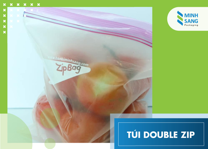Túi double zip