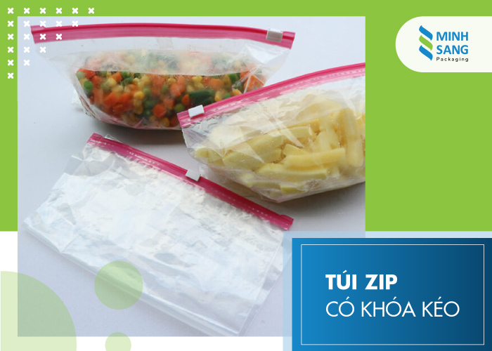 Túi zip có khóa kéo 