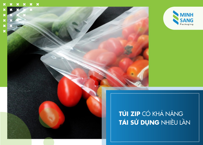 túi zip đựng thực phẩm đông lạnh
