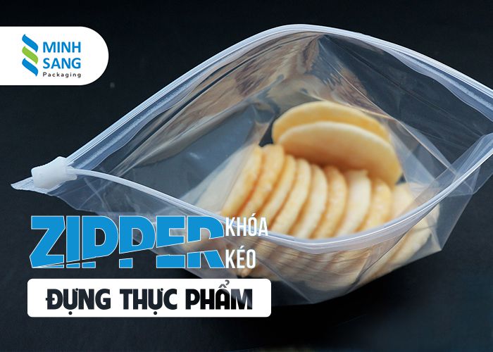 túi zipper khóa kéo đựng thực phẩm
