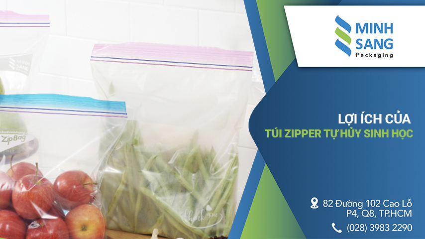 Lợi ích của Túi ZIPPER Tự Huỷ sinh học