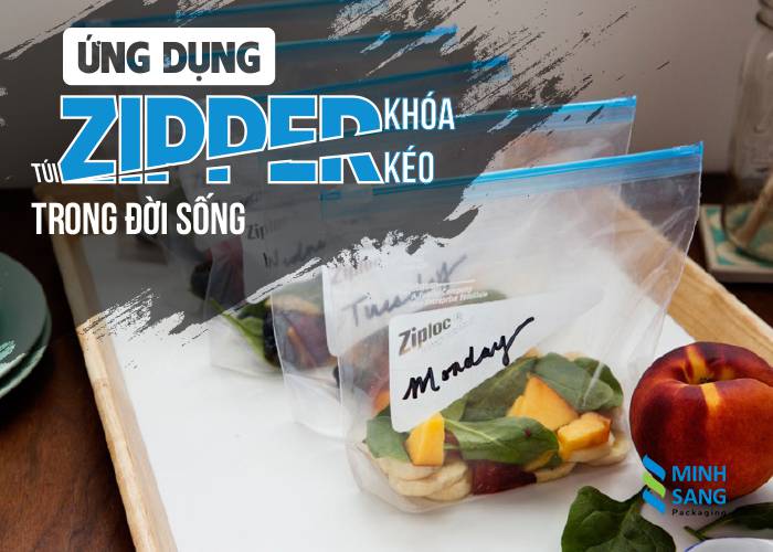 Ứng dụng của túi zipper có khóa kéo