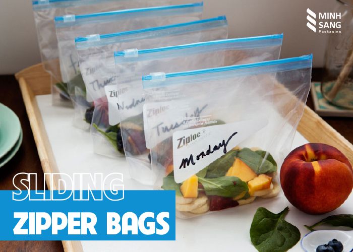 sliding zipper bags