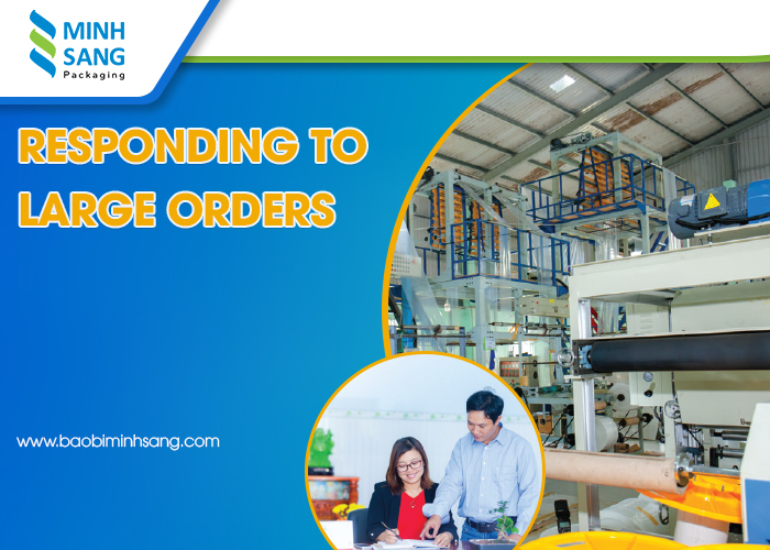 Responding to large orders quickly