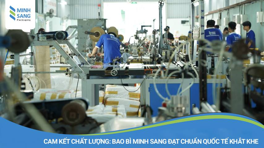 Cam kết chất lượng: Bao bì Minh Sang đạt chuẩn quốc tế khắt khe