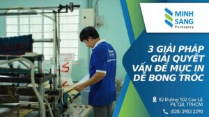 Vấn đề mực in dễ bị bong tróc trong sản xuất bao bì