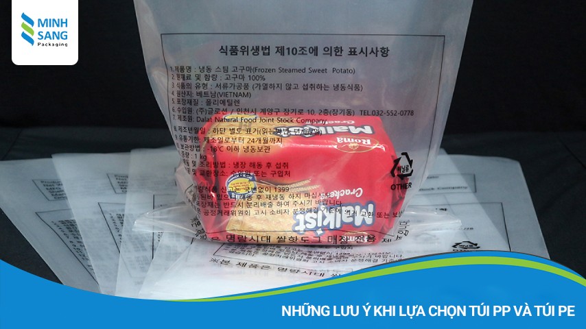 Túi PE thường là lựa chọn kinh tế hơn cho các doanh nghiệp
