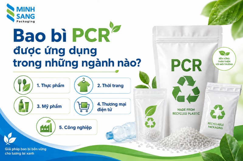 Bao bì PCR được ứng dụng trong những ngành nào?