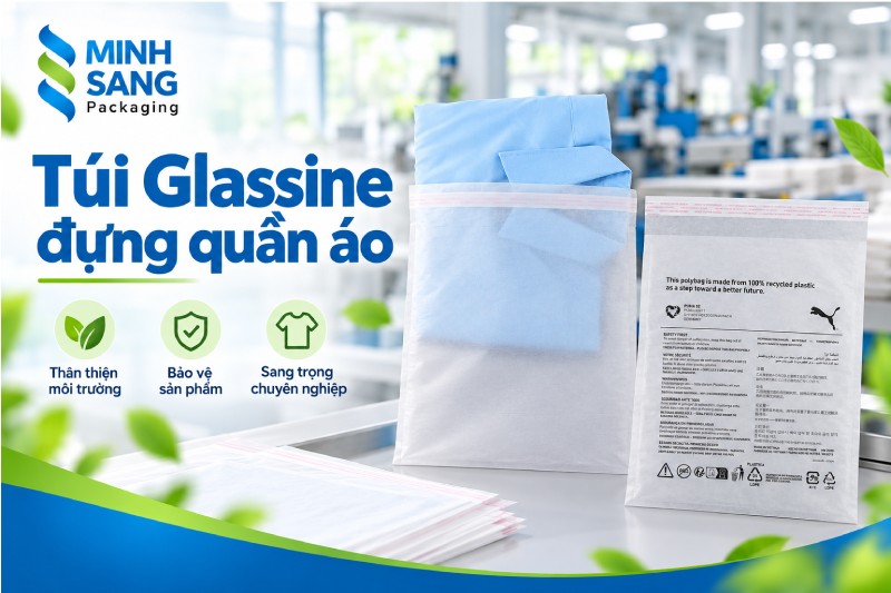 Túi Glassine đựng quần áo