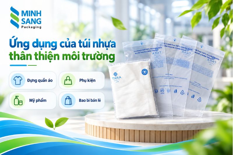 Ứng dụng của túi nhựa thân thiện môi trường
