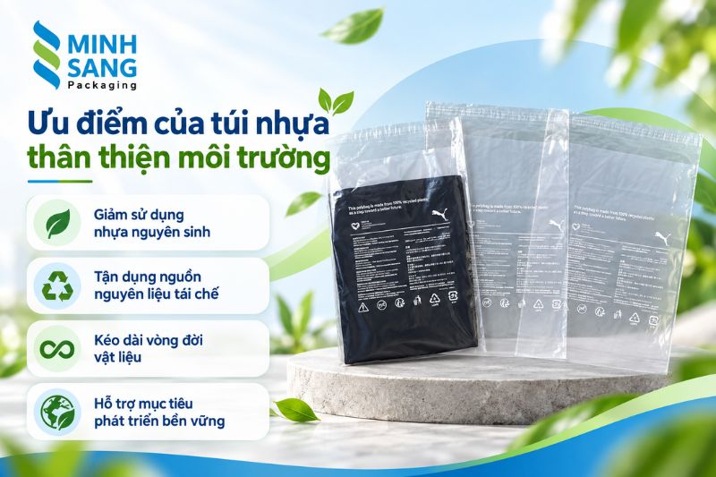 Ưu điểm của túi nhựa thân thiện môi trường