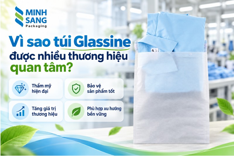 Vì sao túi Glassine được nhiều thương hiệu quan tâm?