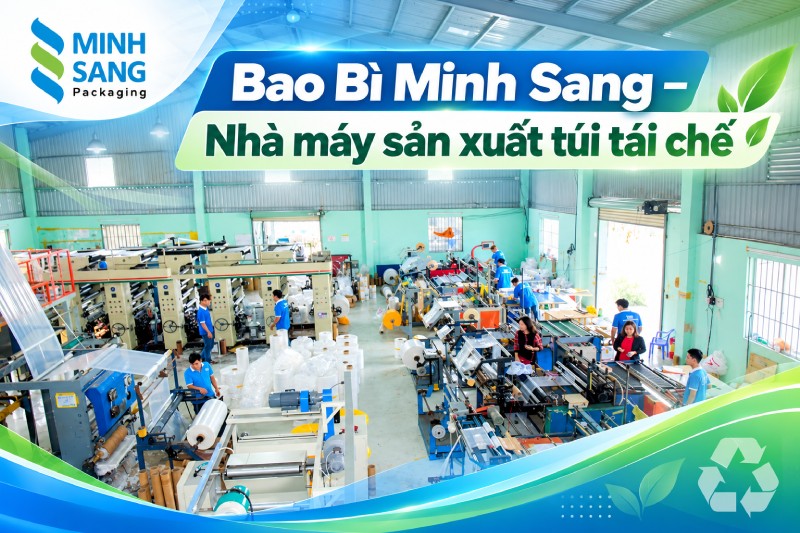 Nhà Máy sản xuất túi tái chế khổ lớn của Bao Bì Minh Sang