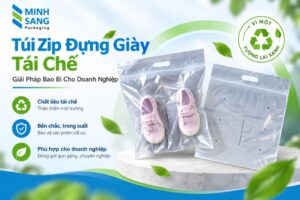 Túi Zip Đựng Giày Tái Chế