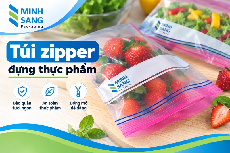 Túi zipper đựng thực phẩm