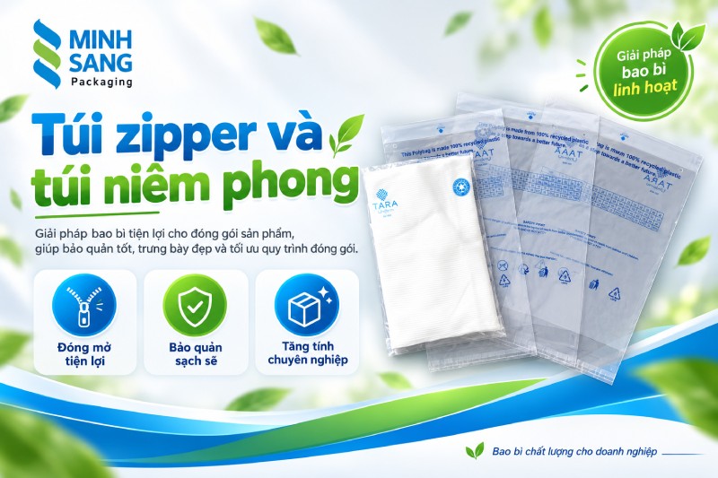 Túi zipper và túi niêm phong
