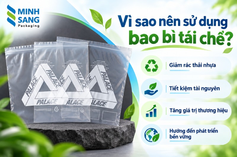Vì sao nên sử dụng bao bì tái chế